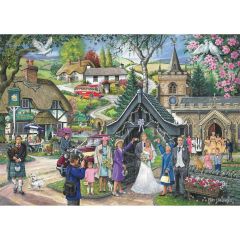 Wedding Day Find-the-Difference 1000-Piece Jigsaw