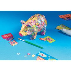 Decoupage Piggy Bank Kit