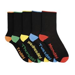 5 Days of the Week Mens Socks