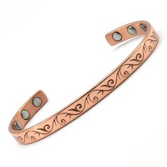 Copper Vine Magnetic Bracelet
