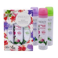 Yardley Body Spray Collection