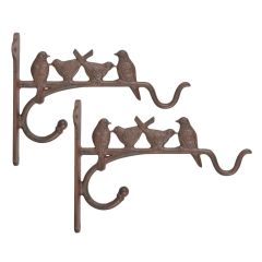 Hanging basket bracket set of x 2