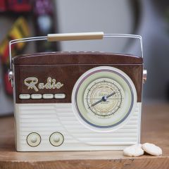 Radio Tin With Mini Shortbreads