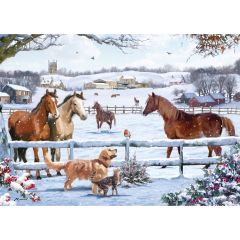 Christmas on the Farm 1000-Piece Jigsaw