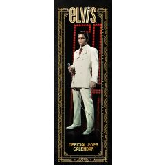 Elvis Presley Slimline Calendar 2025
