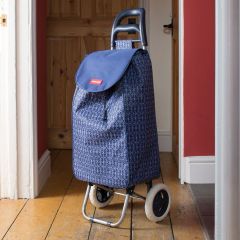 Big Blue Cool Bag Shopping Trolley