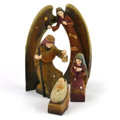 Nativity Set with Angels