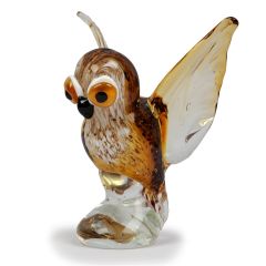 Glass Owl Ornament