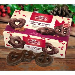 Lebkuchen Dark Chock Hearts & Stars
