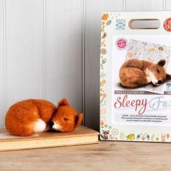 Sleepy Fox Needle Felting Kit