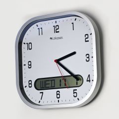 Clear Time Day-Date Wall Clock