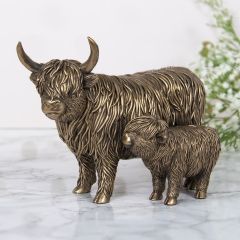 Highland Cow with Calf