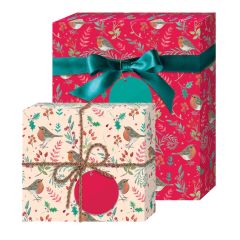 Wintery Robins Wrap & Gift Tags