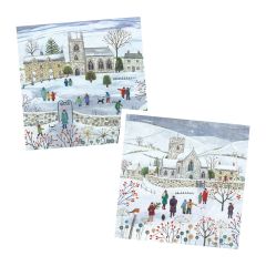 Winter Village Christmas Cards