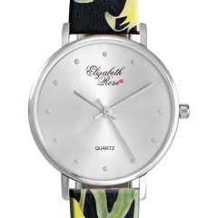 Classic Floral-strap Watch