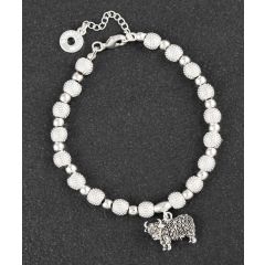 Highland Cow Silver Plated Charm Bracelet