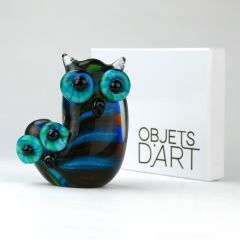 Objets D'Art Owl & Owlet