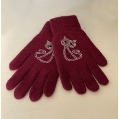 Diamanté Cat Gloves