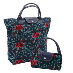 Frida Kahlo Carnation Foldaway Bag