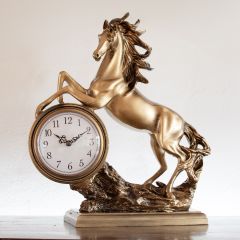 Rearing Horse Mantel Clock