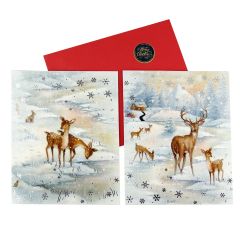 Winter Scene Christmas Card Saver Set