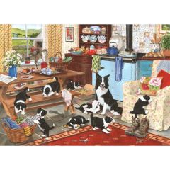 Collie Wobbles 1000-Piece Jigsaw