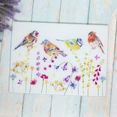 Birds & Blooms Cutting Board