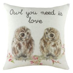 Owl You Need Is Love Cushion