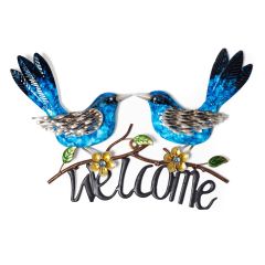 Bluebird Welcome Wall Art