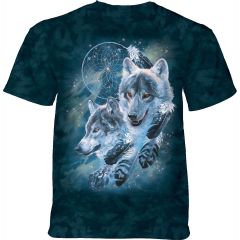 Dreamcatcher Wolf Collage T-Shirt