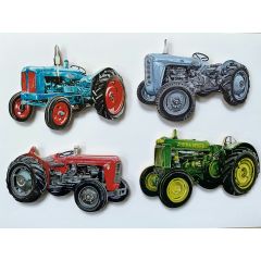 Set of 4 Tractor Fridge Magnets