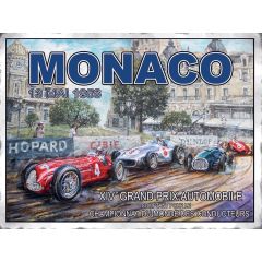Monaco Grand Prix 1956 Wall Sign