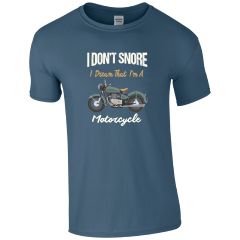 I Don't Snore, Motorcycle T-shirt