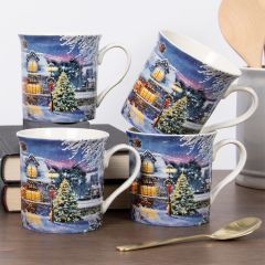 Set of 4 Magic of Christmas Mugs