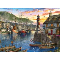 Sunrise at the Port 500-Piece Jigsaw