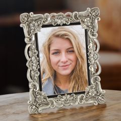 Antiqued Silver Photo Frame