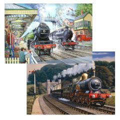 Steam Train Jigsaw Saver Set