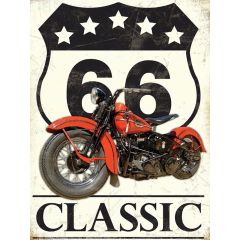 Classic 66 Metal Sign