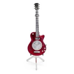 Red Les Paul Guitar Clock