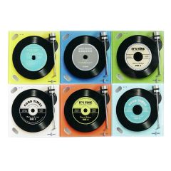 45rpm Record Coasters Set