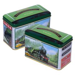 Saver Set Flying Scotsman Tea Caddy