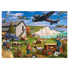 Flight Over Dover 1000-piece Jigsaw