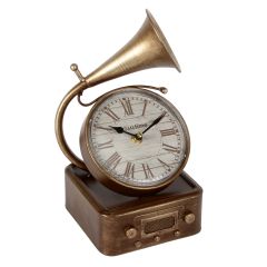 Gramophone Mantel Clock