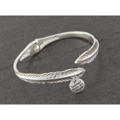 Guardian Angel Feather Bangle