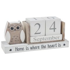 Perpetual Owl Calendar