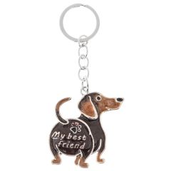 My Best Friend Pooch Keyring