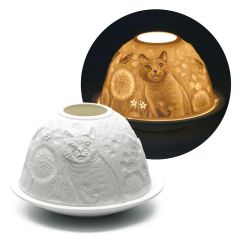 Cat & Dandelion Nordic Lights Candle Shade