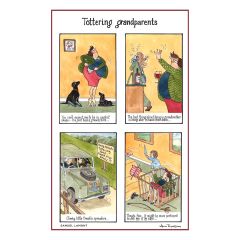 Tottering Grandparents Tea Towel