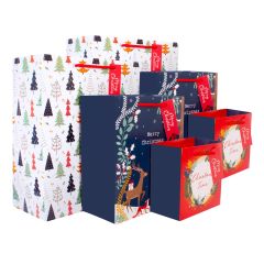 Christmas Time Gift Bag Set
