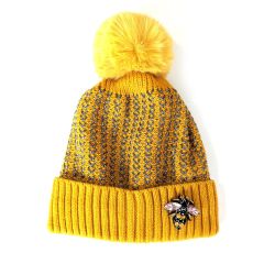 Bee Pom Pom Hat